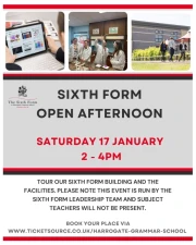 Sixth Form Open Afternoon