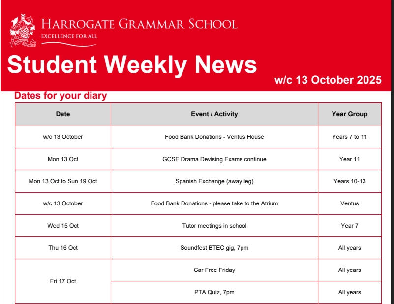 Student bulletin image