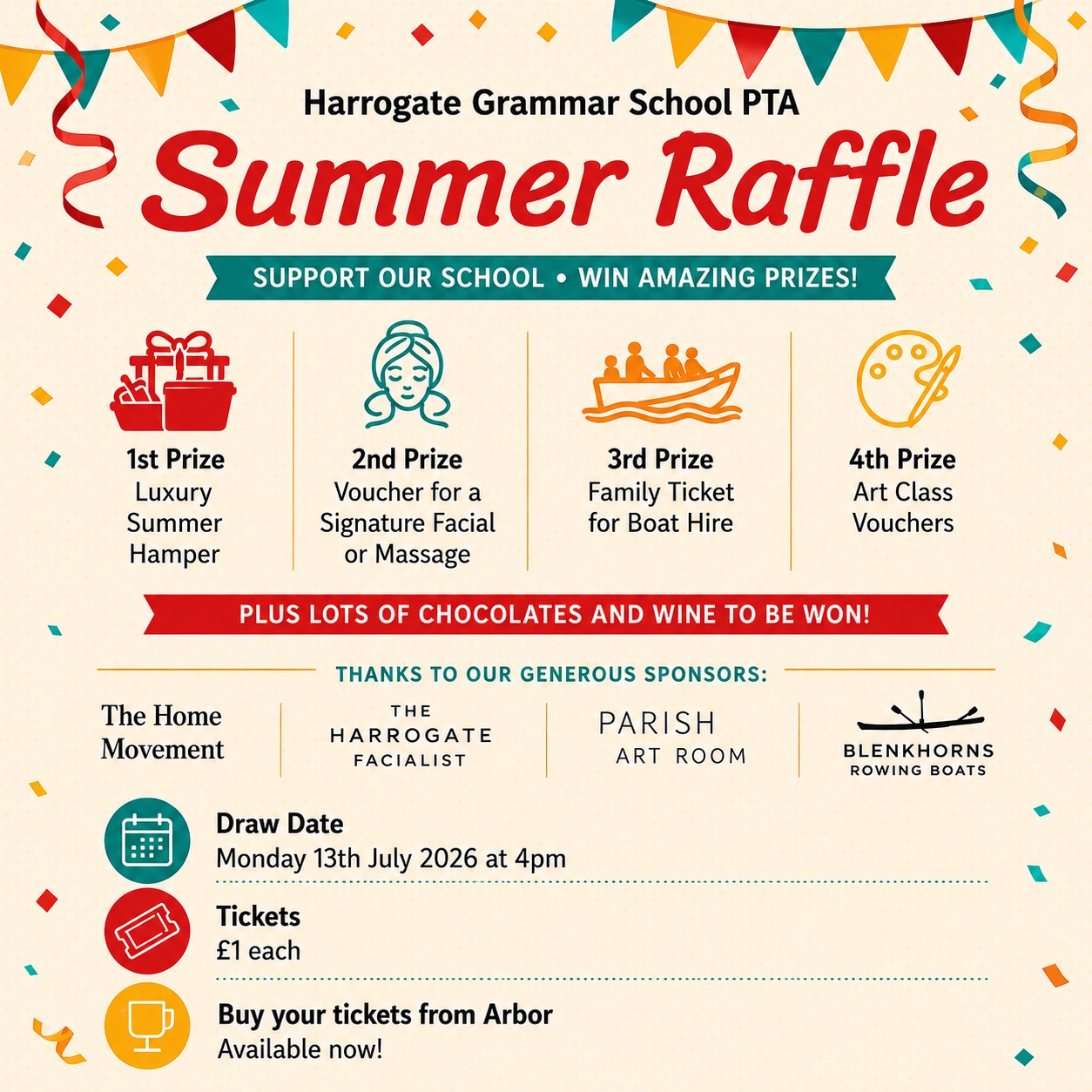 PTA summer raffle