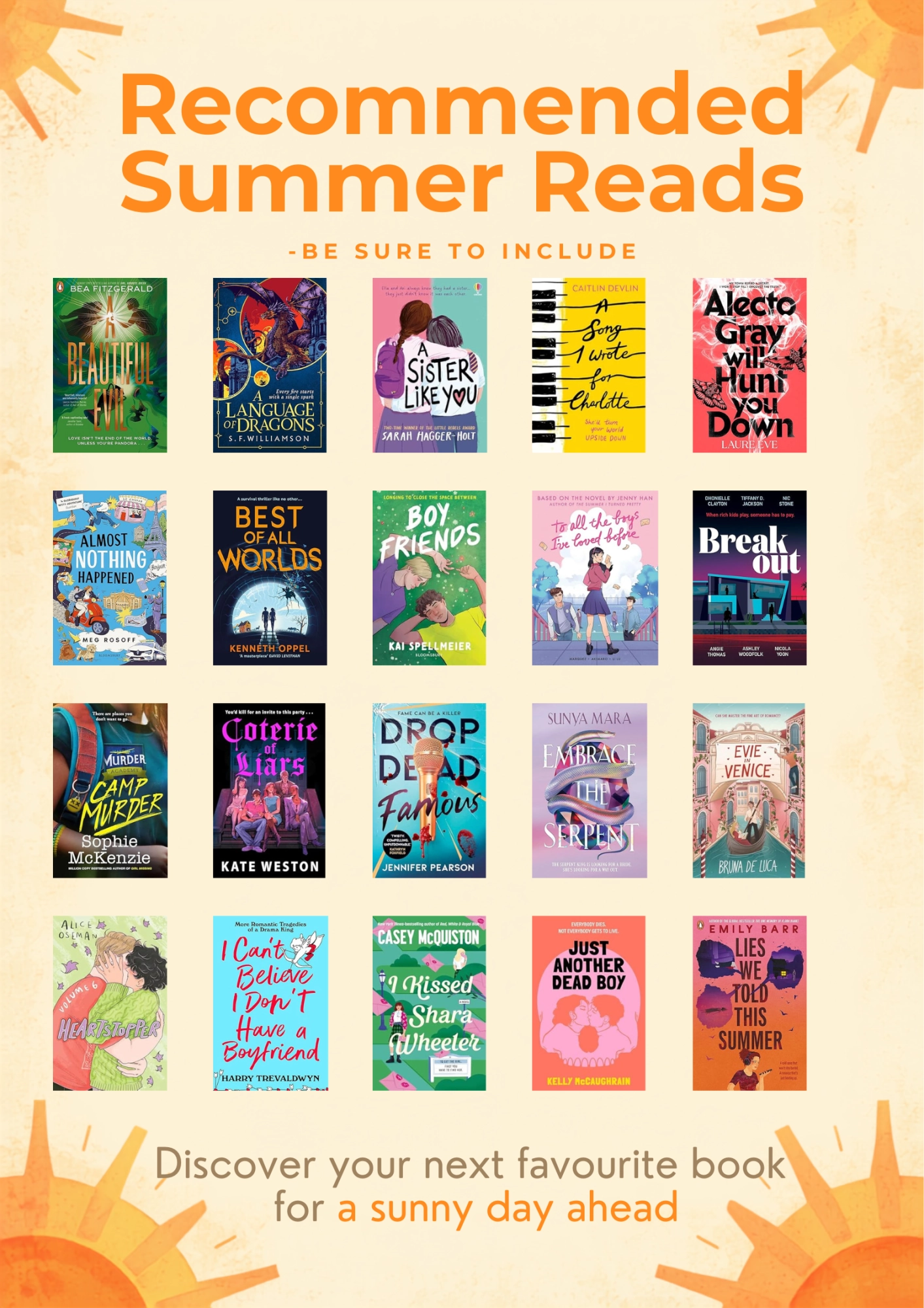 Summer Reading Poster with Book Covers (1)